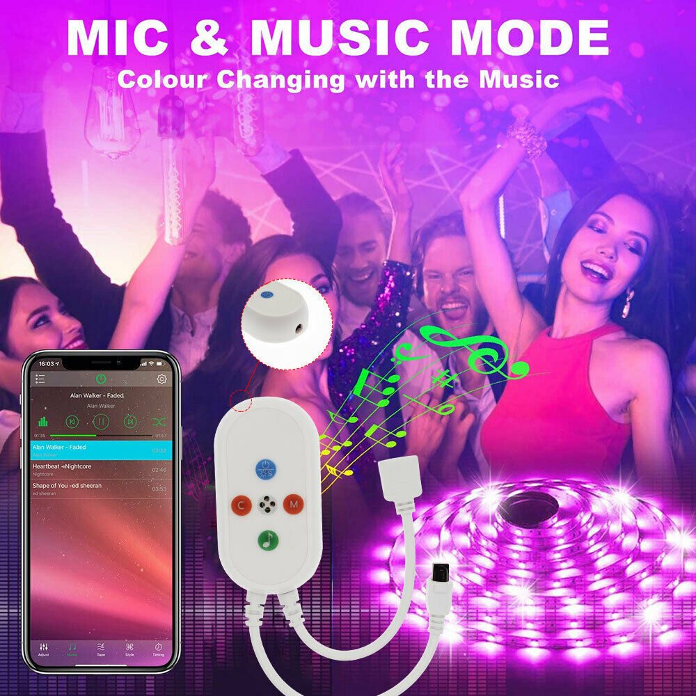 Bluetooth Led Strip Lights 5050 RGB - Image 5