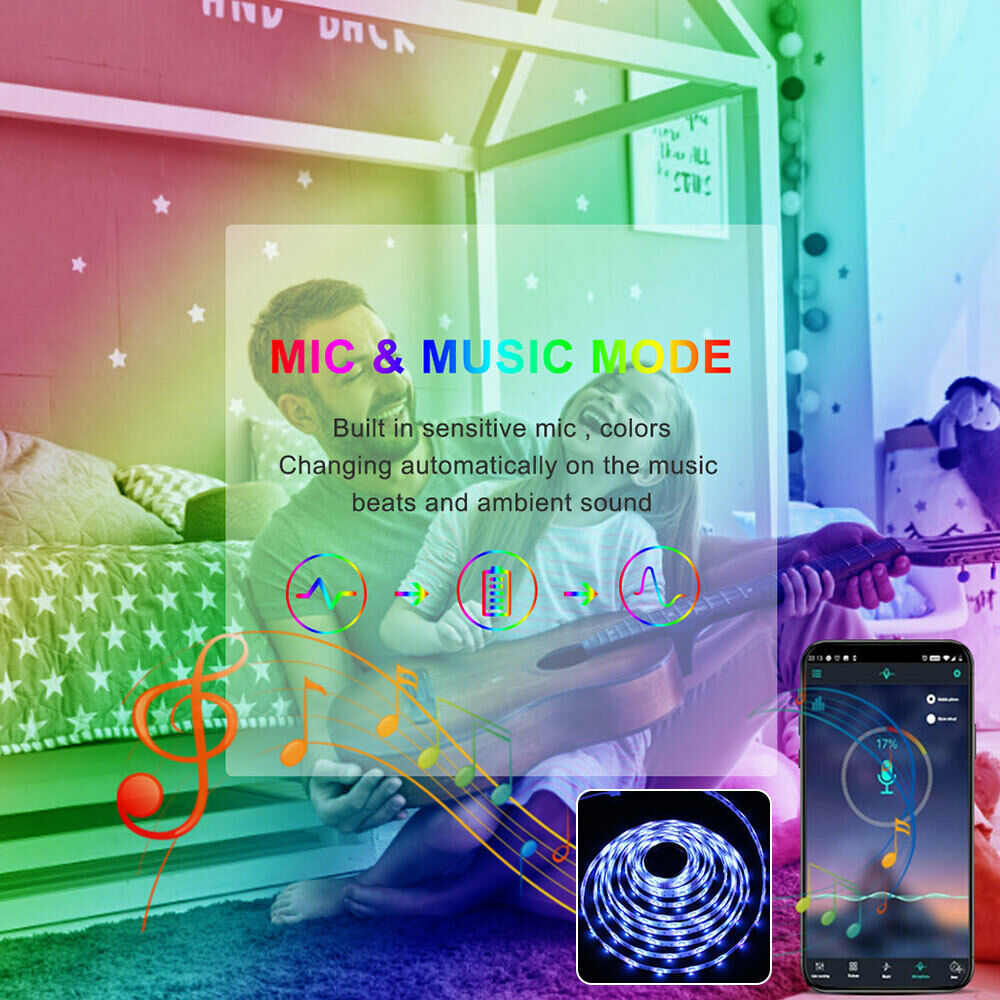 Bluetooth Led Strip Lights 5050 RGB - Image 7